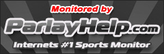 Monitored by ParlayHelp.com - Internets #1 Sports Monitor